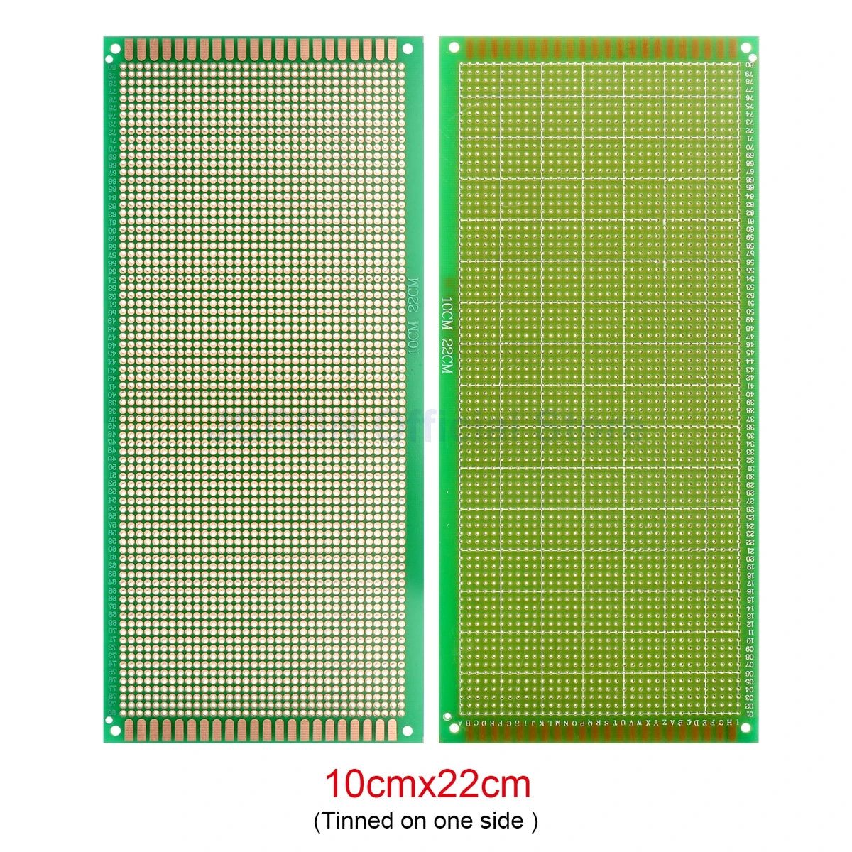 PCB Prototype Board Set 5x7, 6x8, 7x9, 9x15, 10x15, 10x22, 12x18cm Universal DIY Single-Hole Soldering Plates
