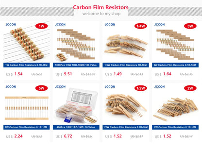 5W Cement Resistor 0.1Ω–10KΩ 5% Power Resistance Ceramic Cement