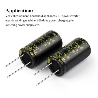 Aluminum Electrolytic Capacitor High Frequency Low ESR 25V–450V 470uF–1000uF