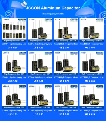 Aluminum Electrolytic Capacitor 35V 10000uF High Frequency Low ESR Low Resistance