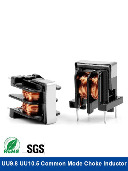 UU9.8 UU10.5 Common Mode Choke Inductor Filter 5mH–50mH Pitch 17x12mm 19x17mm