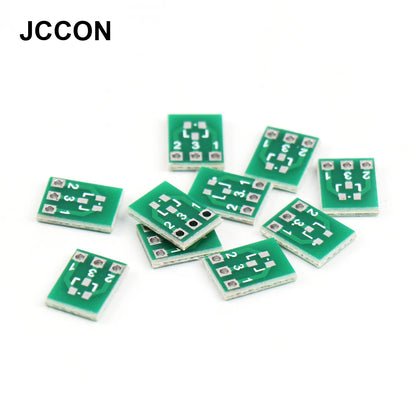 SOT23-3 to SIP3 SMD to DIP Adapter Converter Board Double-Sided IC Socket PCB