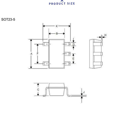 10PCS LTC4054 SOT-23-5 Lithium-Ion Battery Charger SMD IC Chipset for 3.7V Li-ion Cells
