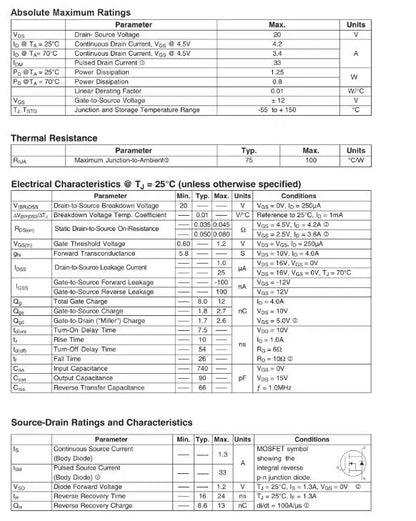 10PCS IRLML2502 SOT-23 N-Channel MOSFET SMD IC Chipset