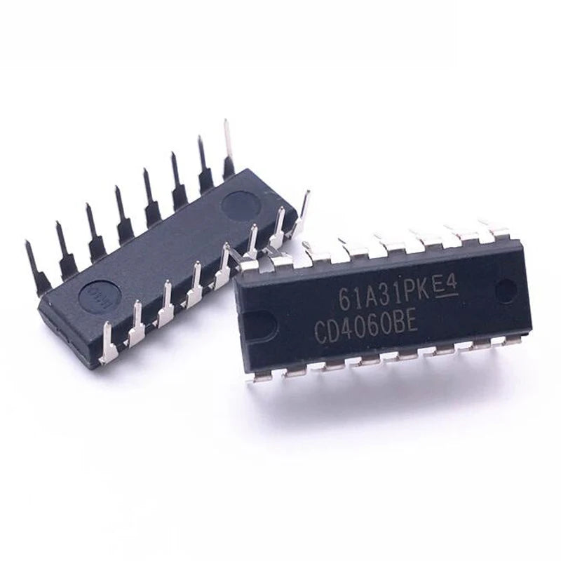 5PCS CD4060BE 16-Bit Binary Counter IC DIP-16 CD4060 Timer Oscillator Chip