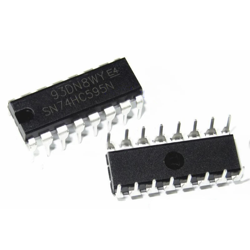 74HC595 8-Bit Shift Register IC DIP-16 – Pack of 5 (SN74HC595N)