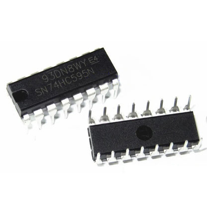 74HC595 8-Bit Shift Register IC DIP-16 – Pack of 5 (SN74HC595N)