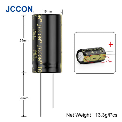 Aluminum Electrolytic Capacitor 50V 4700uF High Frequency Low ESR Low Resistance