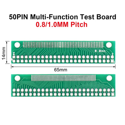 Multi-Function Transfer Test Board 50PIN 0.5–1.27mm Pitch for LCM TFT LCD