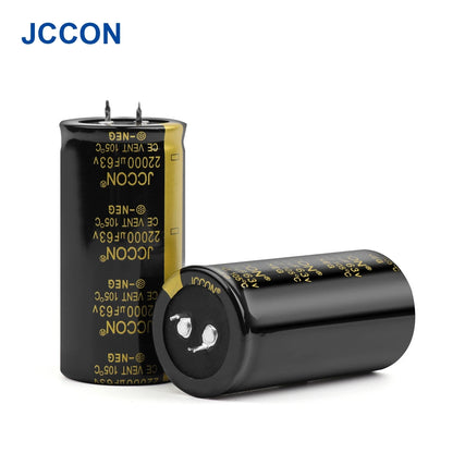 Audio Electrolytic Capacitor 63V 3300UF–22000UF Low ESR High Frequency for HiFi Amplifier Speaker