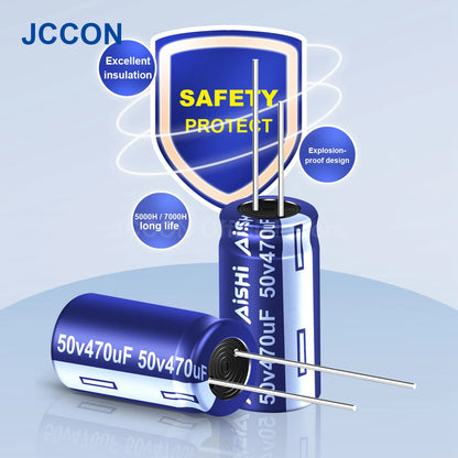 Aluminum Electrolytic Capacitor High Frequency Low ESR 16V–50V Long Service Life 7000 Hours