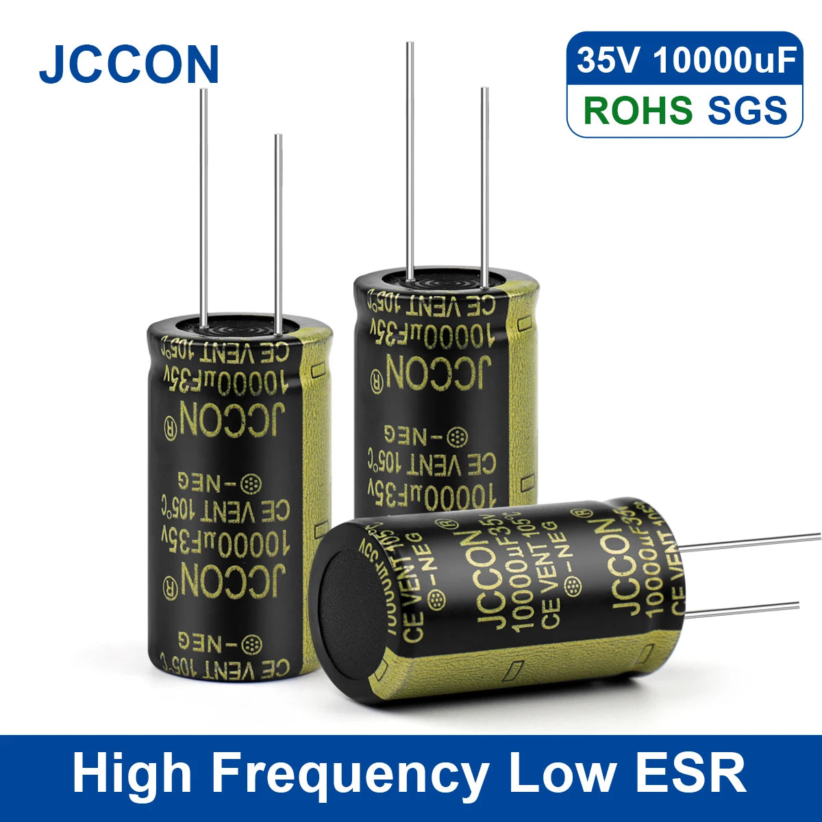 Aluminum Electrolytic Capacitor 35V 10000uF High Frequency Low ESR Low Resistance