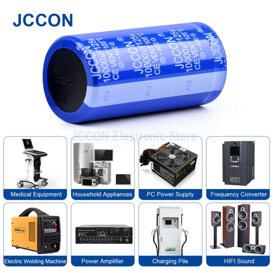 Audio Electrolytic Capacitor 125V 10000UF High Frequency Low ESR for HiFi Amplifier Speaker