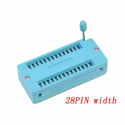 2.54mm DIP ZIF IC Socket Test Solder Type Universal IC Locking Socket