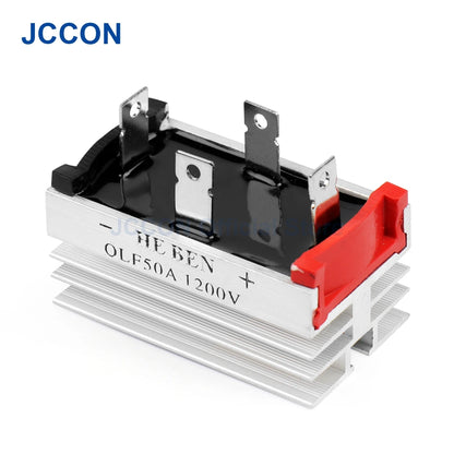 Three Phase PWM Rectifier QLF50A 1200V Bridge Diode 50A Aluminum Case for Industrial Power Supply