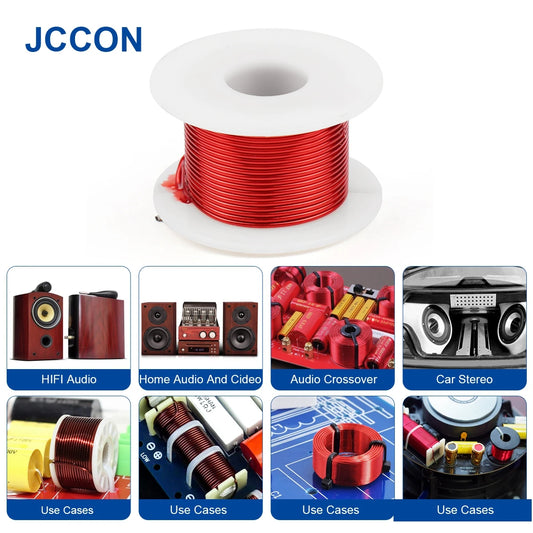 Air Core Oxygen-Free Copper Inductor Coil for Speaker Crossover Frequency Divider 1.2mm 0.3mH