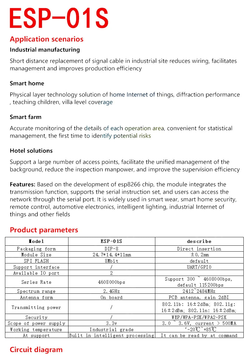 ESP8266 / ESP32 Serial WiFi Wireless Module Transceiver for Arduino and IoT Projects