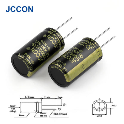 Aluminum Electrolytic Capacitor 35V 10000uF High Frequency Low ESR Low Resistance