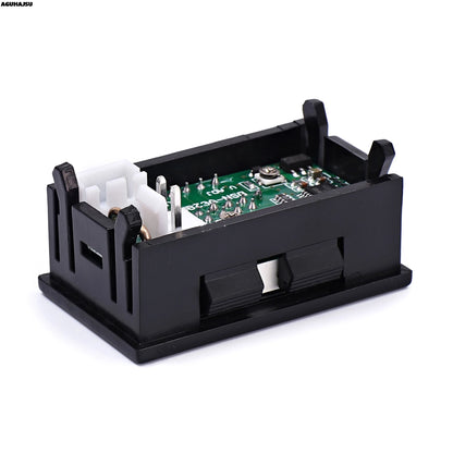 0.28" LED DC Digital Voltmeter Ammeter 2-in-1 12V/24V Panel Volt Amp Gauge Dual Display