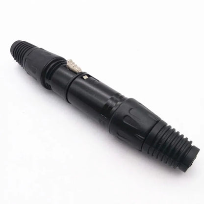 XLR DMX 3-Pin Male & Female MIC Snake Plug Audio Microphone Cable Connector, Signal Transmitter