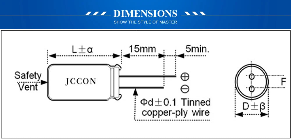 Aluminum Electrolytic Capacitor 400V 2.2uF–100uF High Frequency Low ESR