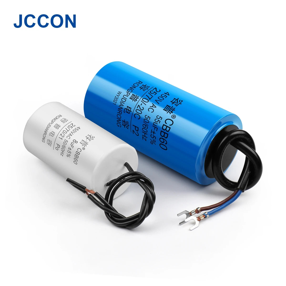 CBB60 Motor Run and Start Capacitor 450V AC 3–100µF for Washing Machines