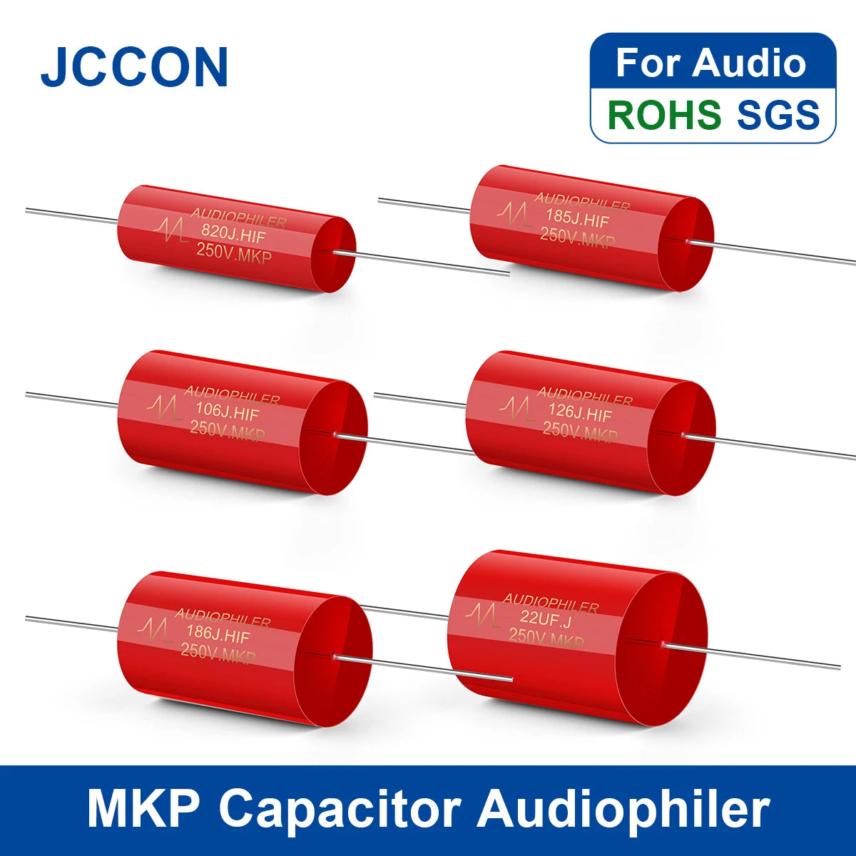 250V MKP Non-Polar Audio Film Capacitor for Speaker Crossover & HiFi Amplifier