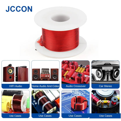 Air Core Oxygen-Free Copper Inductor Coil for Speaker Crossover Frequency Divider 1.2mm 0.3mH