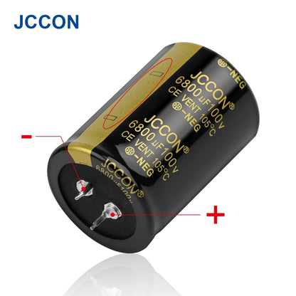 Audio Electrolytic Capacitor 100V 1000uF 2200uF 3300uF 4700uF Low ESR High Frequency for Hifi Amplifier Speaker