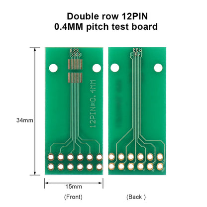 10P–30P Double-Row Test Adapter Board for LCM TFT LCD PCB 2.0mm/2.54mm Connector