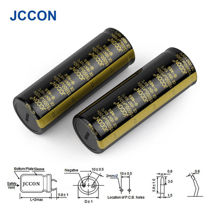 Audio Electrolytic Capacitor 100V 1000uF 2200uF 3300uF 4700uF Low ESR High Frequency for Hifi Amplifier Speaker