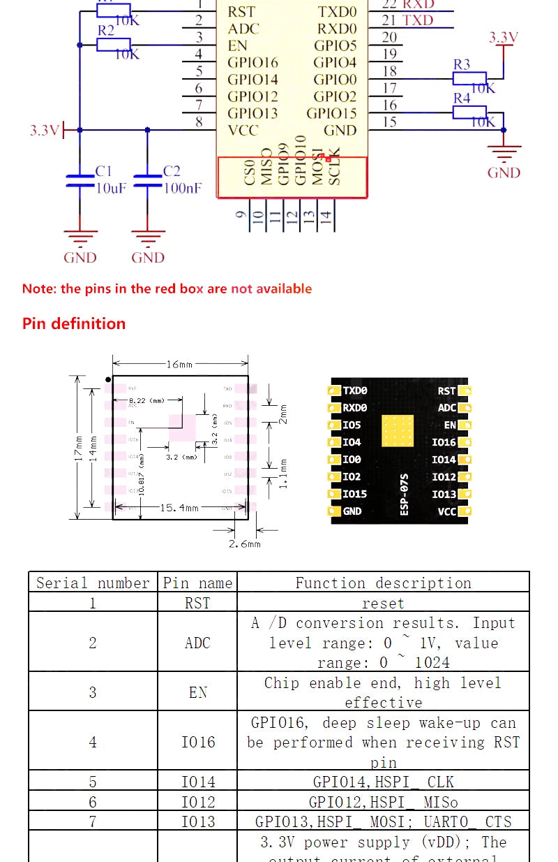 ESP8266 / ESP32 Serial WiFi Wireless Module Transceiver for Arduino and IoT Projects