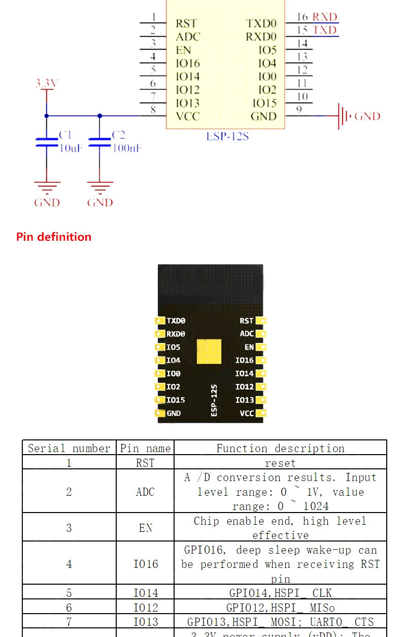 ESP8266 / ESP32 Serial WiFi Wireless Module Transceiver for Arduino and IoT Projects