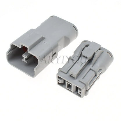 2 Pin 9.5mm Automotive Waterproof Wire Harness Plug Grey Male Female Connector Compatible with 7222-4220-40 and 7123-4220-40
