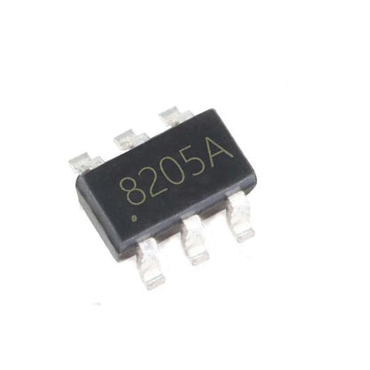 8205A SOT23-6 Dual MOSFET SMD IC Chipset for Power Management and Battery Protection