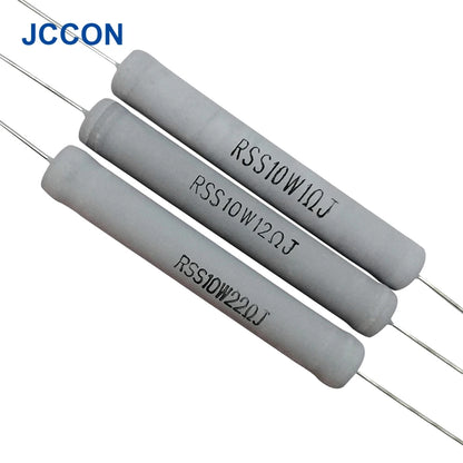 10W Non-Inductive Metal Oxide Film Resistor 0.22Ω–47Ω 5% Frequency Divider for HiFi