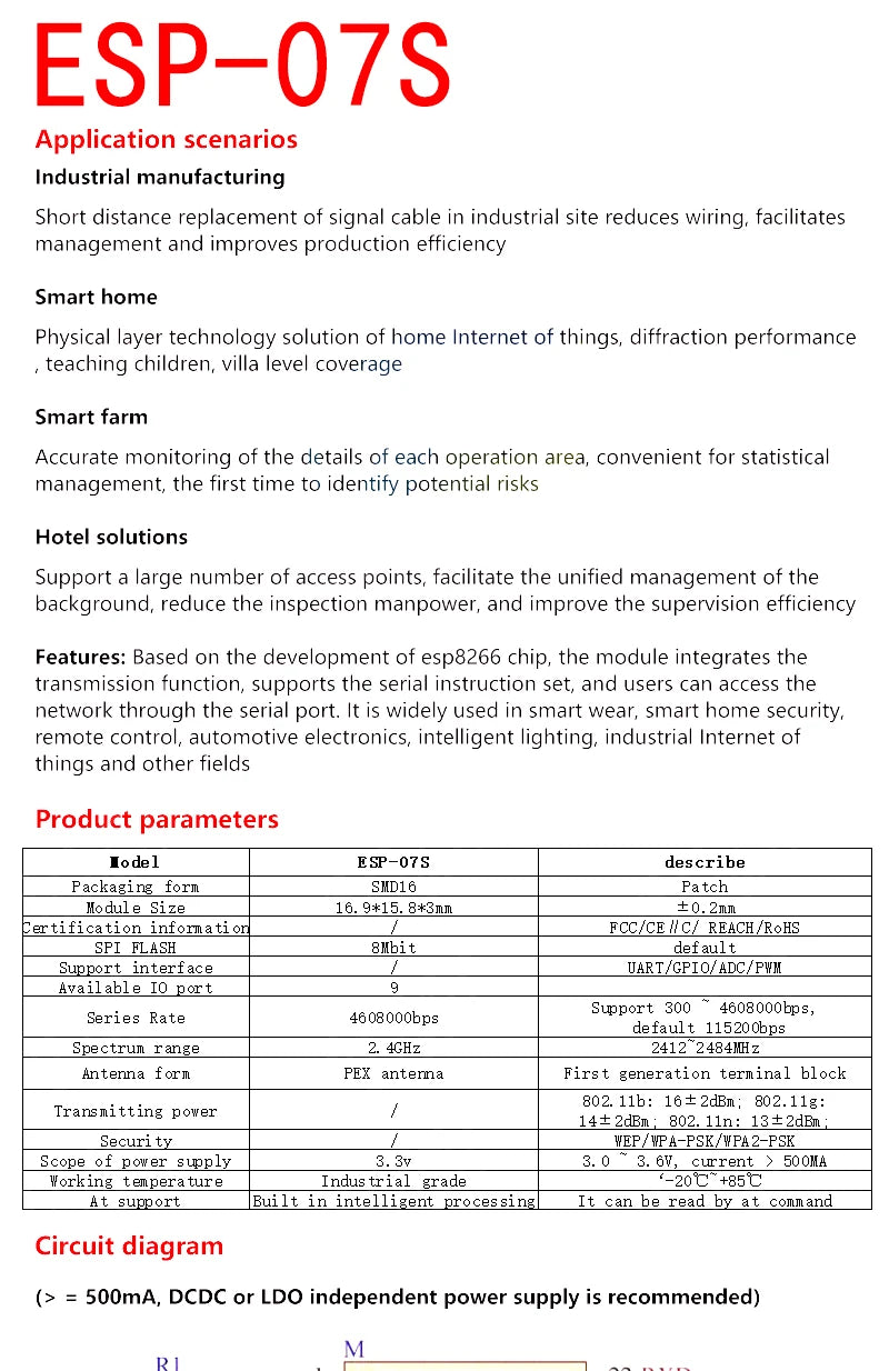 ESP8266 / ESP32 Serial WiFi Wireless Module Transceiver for Arduino and IoT Projects