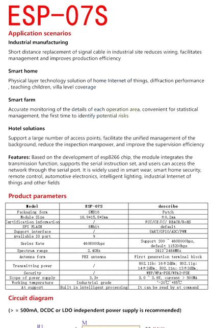 ESP8266 / ESP32 Serial WiFi Wireless Module Transceiver for Arduino and IoT Projects