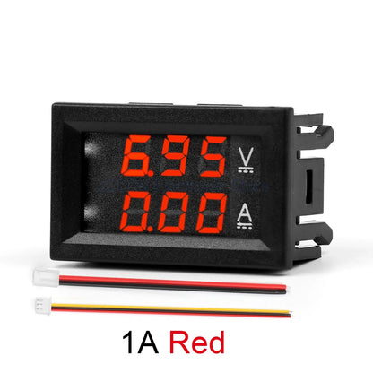 DC Dual Display Digital Voltmeter and Ammeter 0-100V 1A–100A LED Module DSN-VC288
