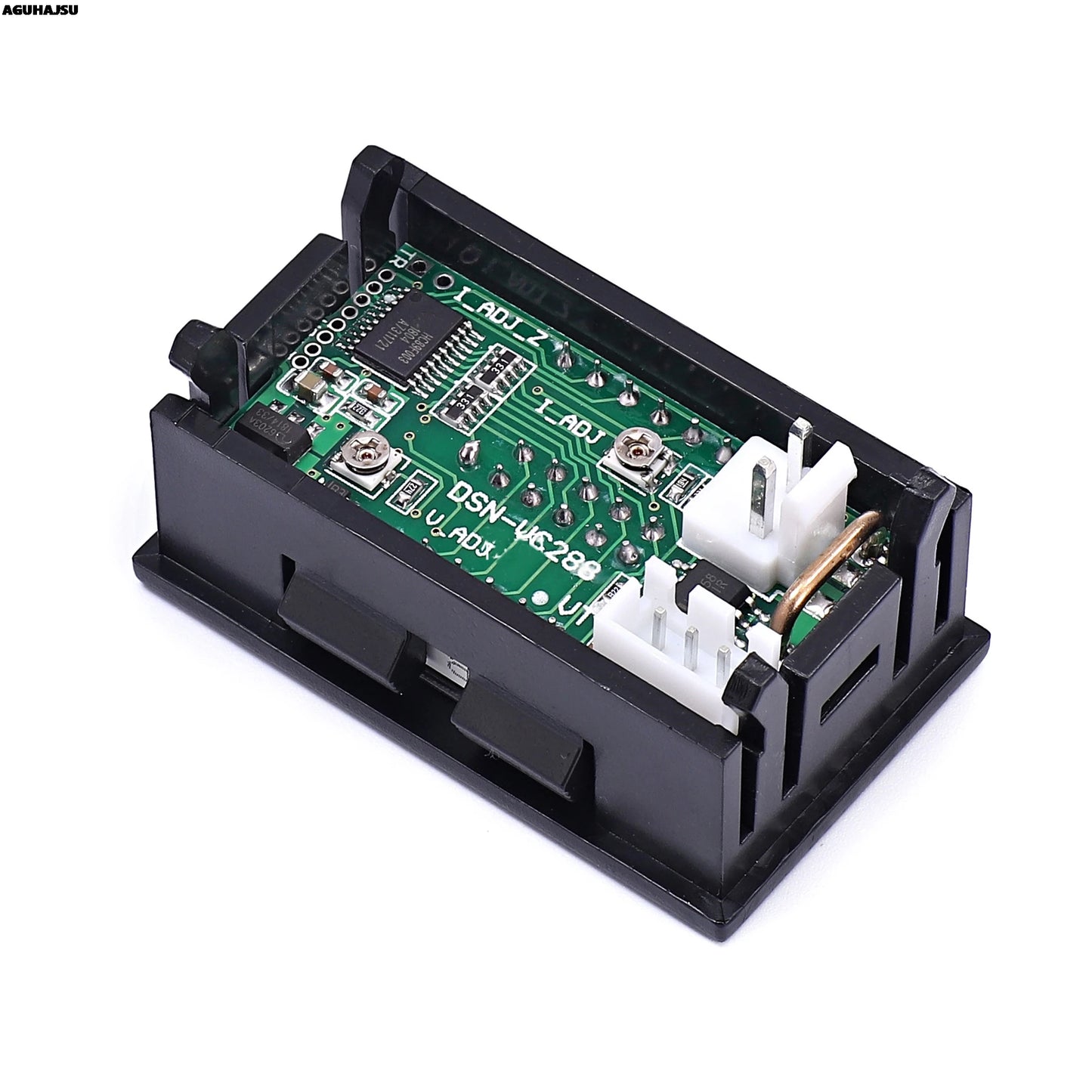 0.28" LED DC Digital Voltmeter Ammeter 2-in-1 12V/24V Panel Volt Amp Gauge Dual Display