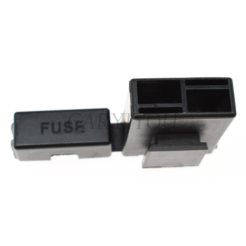Medium Car Fuse Holder with Terminal Black Lighter Socket Automotive Electrical Frontal BX2017