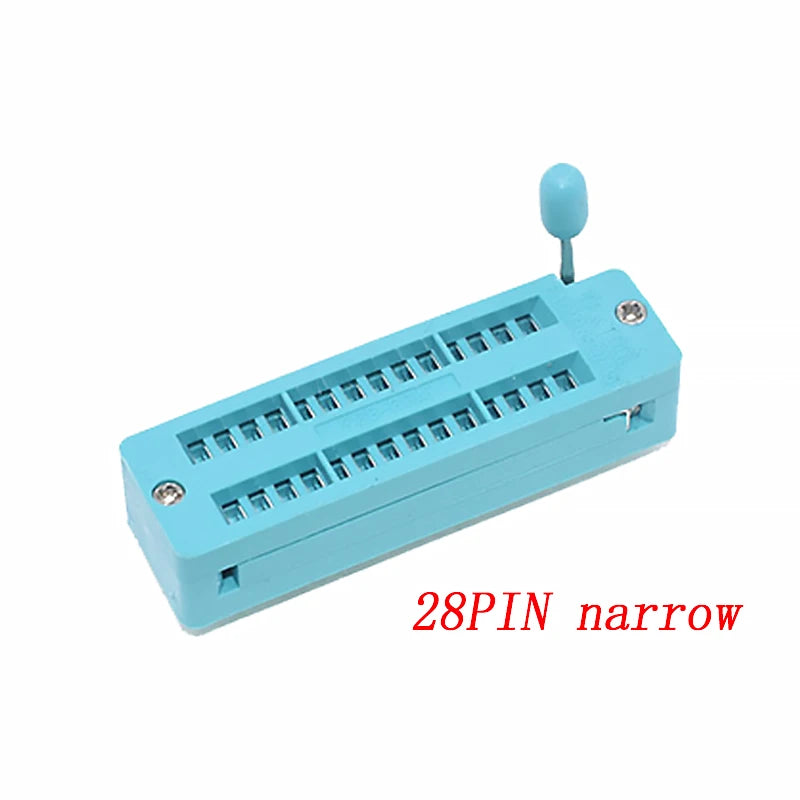 2.54mm DIP ZIF IC Socket Test Solder Type Universal IC Locking Socket