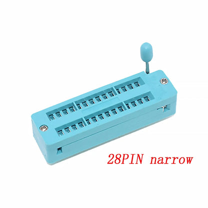 2.54mm DIP ZIF IC Socket Test Solder Type Universal IC Locking Socket