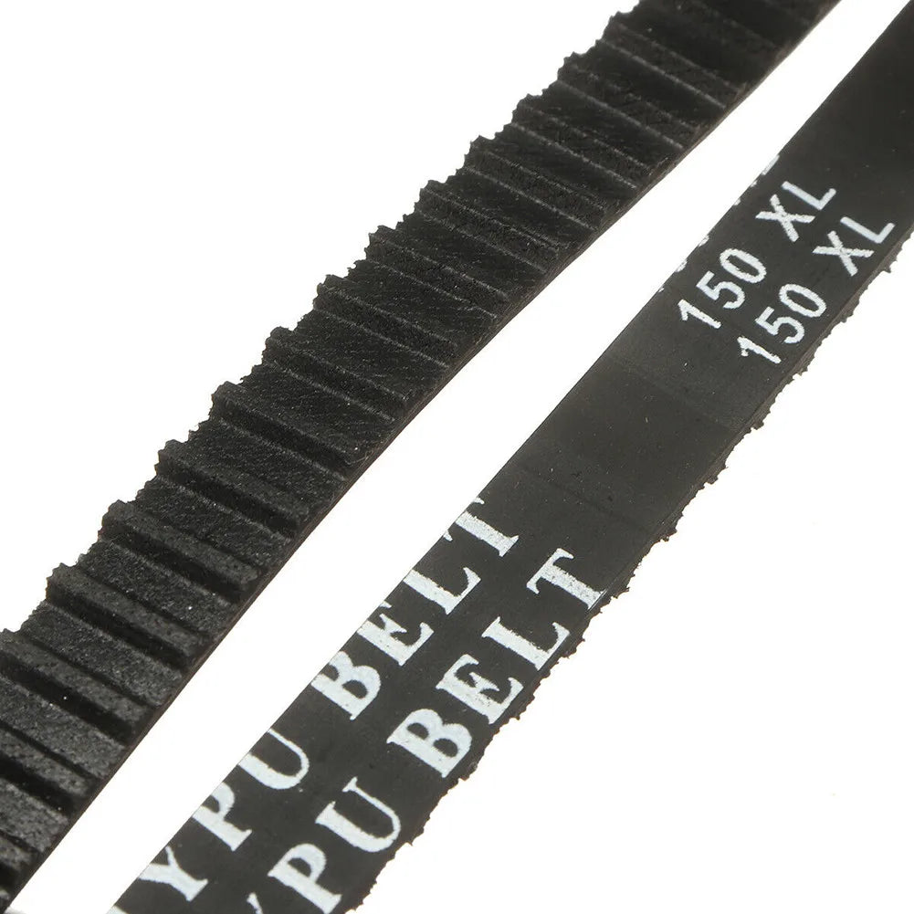 150XL037 Timing Belt 75 Teeth Black Cogged Rubber Geared Belt 10mm Wide 5.08mm Pitch Synchronized Drive Belt