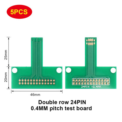 10P–30P Double-Row Test Adapter Board for LCM TFT LCD PCB 2.0mm/2.54mm Connector