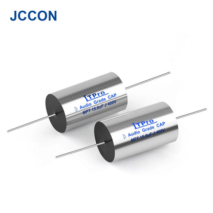 400V MPT MKP Axial Audio Capacitor for HiFi Crossover, Coupling & Frequency-Divided Speaker Circuits