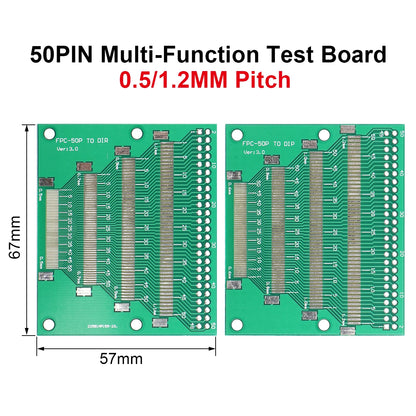 Multi-Function Transfer Test Board 50PIN 0.5–1.27mm Pitch for LCM TFT LCD