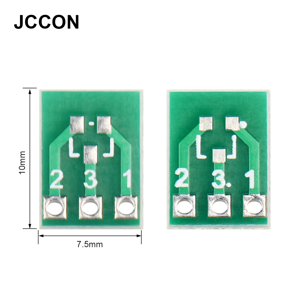 SOT23-3 to SIP3 SMD to DIP Adapter Converter Board Double-Sided IC Socket PCB