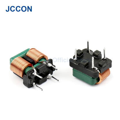 Common Mode Inductance Filter Toroidal Coil High Current Flat Copper Wire EMI Suppression Straight Pin 2mH–8mH