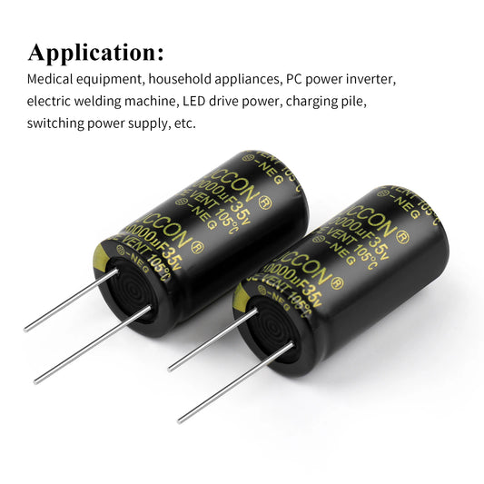 Aluminum Electrolytic Capacitor High Frequency Low ESR 25V–450V